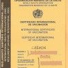 Certificado Internacional de Vacunacion