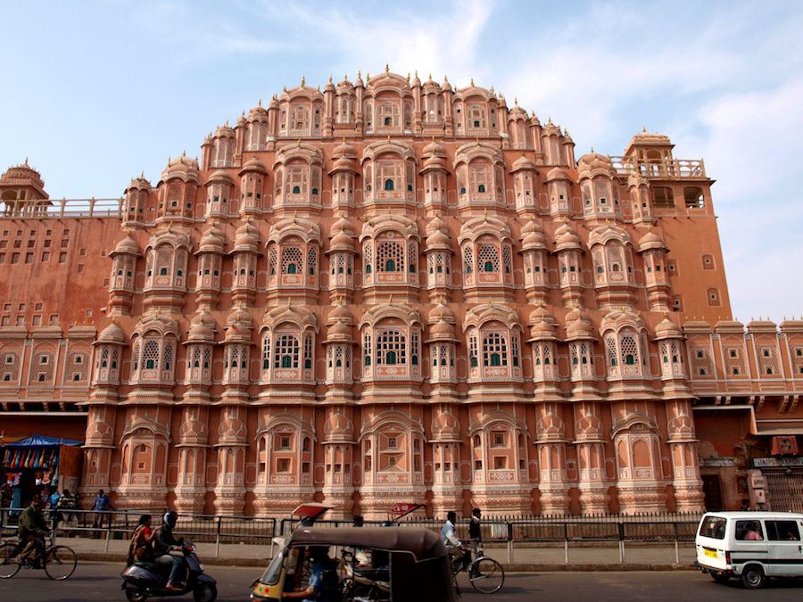 Fachada del Palacio de los Vientos, Jaipur