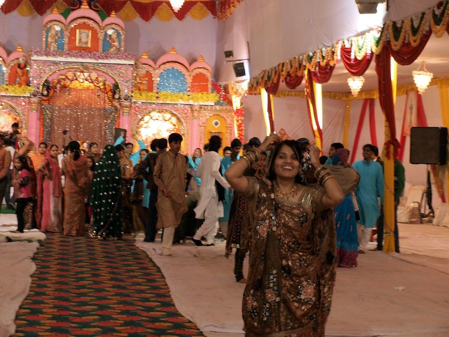 Hindu wedding party India