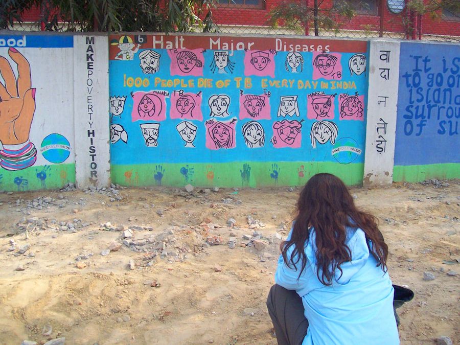 graffitis y pintadas muros india