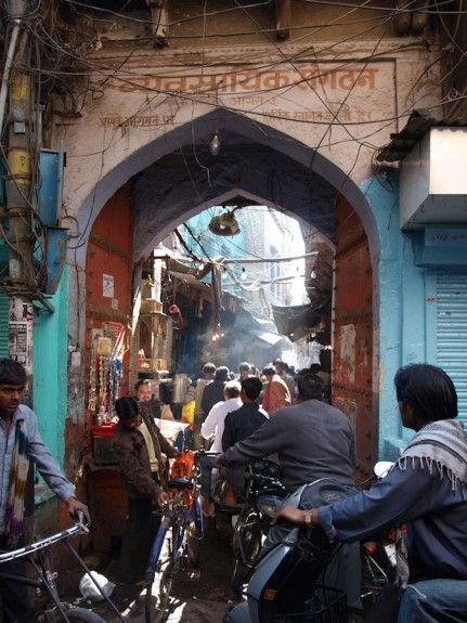 Barrio musulman de Agra, India