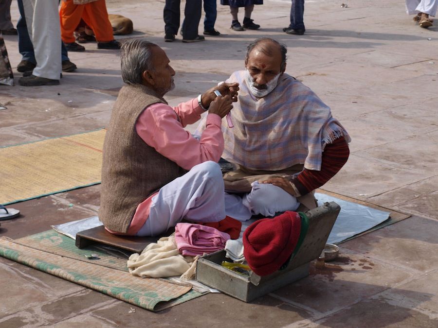 Barberos de India, viaje a India