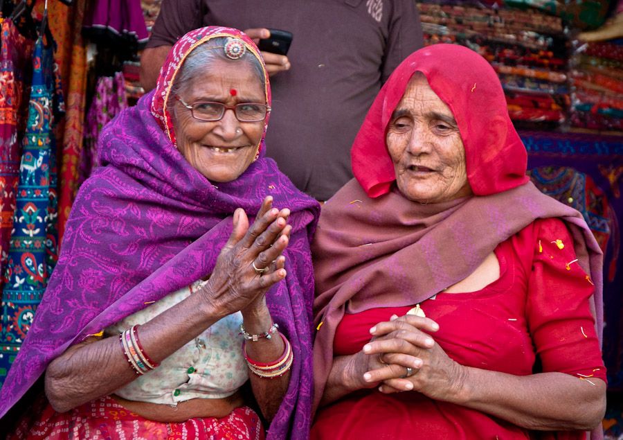 Ancianas Pushkar India
