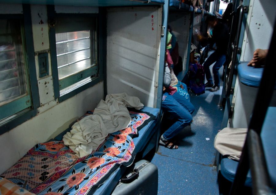 Viajar en tren en India